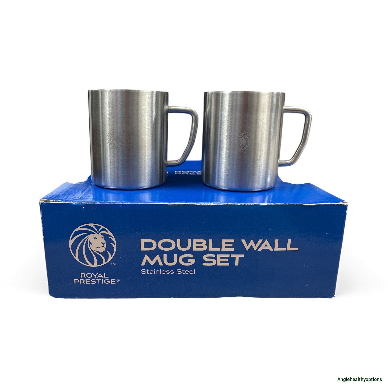 Royal Prestige® Double-Wall Stainless Steel Mug Set – 4-Piece